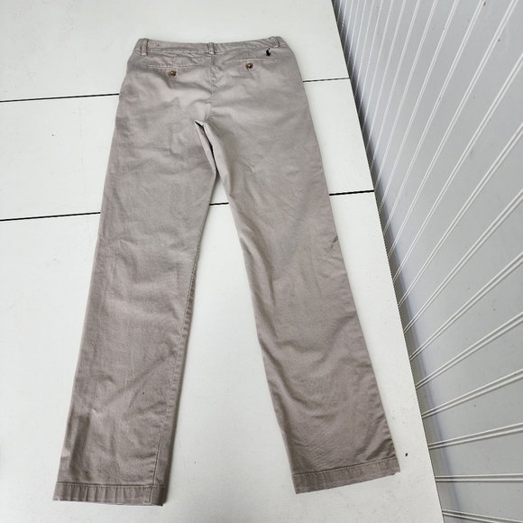 Polo Ralph Lauren Kids Beige Chino Pants Size 16 Classic Pony Logo - Picture 9 of 11